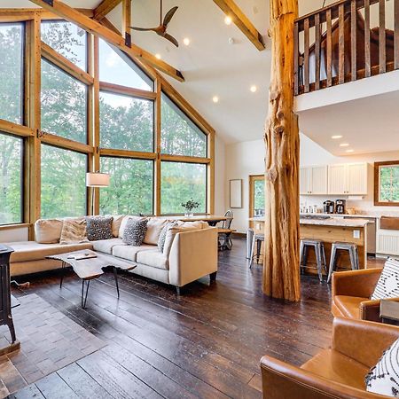 Luxe Appalachian Mountain Cabin With Hot Tub, Views Warrensville Exterior foto