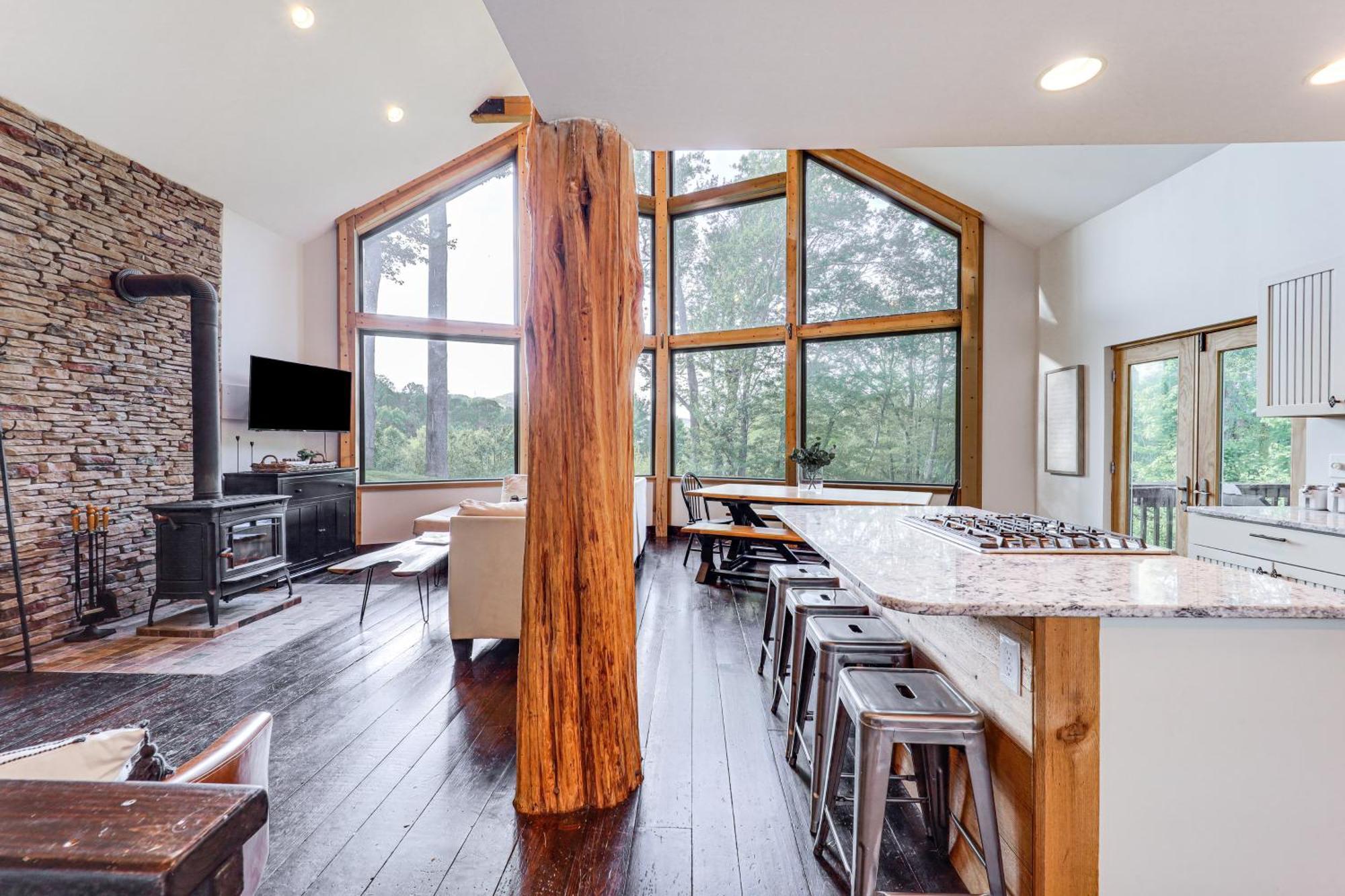 Luxe Appalachian Mountain Cabin With Hot Tub, Views Warrensville Exterior foto